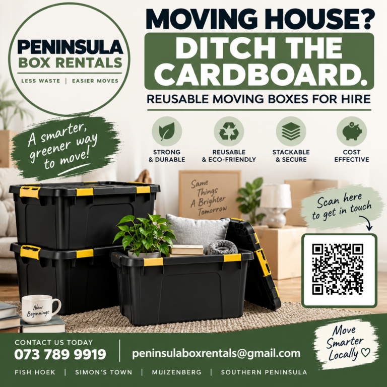 Peninsula Box Rentals Facebook Ad With Real QR 768x768
